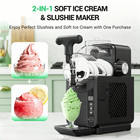 1 6l Slushy Machine No Ice Frozen Drink Maker 6 Preset Slushie Machine For Home