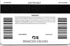 Princess Cruise Line Passenger Id Card boarding Pass  Mps 66865  blank 