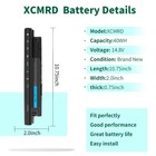 40wh Xcmrd 14 8v Battery For Dell Inspiron 15 3000 Series 15 3531 3537 3541 3542