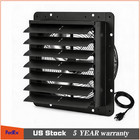 30 In Shutter Exhaust Fan Wall Mounted 7000 Cfm Shop Vent Louver Fan Garage
