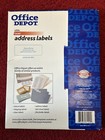 Office Depot 1  X 2 5 8  Laser Address Labels Item  qty  3000 Labels 
