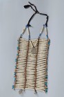 Vintage Native American Beaded Wooden Breastplate Medalion Adornments War Shirt