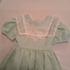 Size 5 Thomas Dress Green Holiday Floral Lace Lining Girls