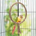 Bird Rope Swing Toy Parrot Climbing Perch Stand For Cockatiel Conure Cockatoo