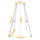 Silver Portable Aerial Stand Rig Frame Yoga Swing Bar W 20ft Red Yoga Swing