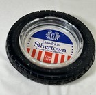 Vtg Goodrich Silvertown 1776 1976 Tire Ashtray  Rubber Glass