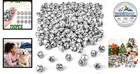Jingle Bells Silver 110 Pcs 1 In 25 Mm Christmas Craft Bells