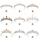 Aw Bridal Women Girl Wedding Bride Tiara Crystal Queen Princess Crown Prom Party
