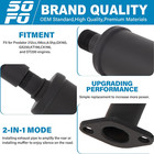 Enhanced Exhaust Header Pipe Muffler For Predator 212cc 196cc Go Karts   Mini Bi
