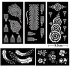 Xmasir Henna Tattoo Stencils Reusable For Women And Girls indian Arabian Tempora