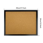 Cork Bulletin Board 17 7x13 3 With Oak Frame For Office  Home  School Use