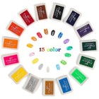 Craft Ink Pad Stamps Partner Diy Color 15 Color Craft Ink Pad For Stamps  Pap   