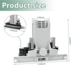 New Genuine Oem Whirlpool Dishwasher Door Latch Wpw10130695