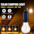 4pcs Solar Led Camping Lamp Outdoor Hanging Light Portable Led Night Lights