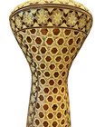 Rare Gawharet El Fan 17  Solo Darbuka - White Star Mother Of Pearl - W xtras