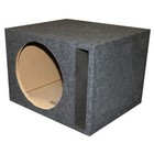 Qpower Single 12    12 Inch Bass Vented Slot-ported Empty Subwoofer Box Qsbass12