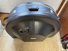 Vintage Jupiter Sousaphone Rolling Hard Case W Handles - Original Black Shell