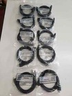 Lot Of 10 - 6ft High Speed Hdmi Cable Black With Ethernet Gold Plate   New  