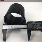  one  Silicone Hose 2 75  Straight Coupler Black    2 Pcs  T Bolt Clamps