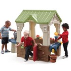 Step2 Great Outdoors Brown Toddler Playhouse With Grill And Planter Play Toys Fo