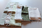 Quilt Kit  326     Muted Soft Colors Green Pink Tan     3  Yds High Quality Cotton