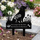 Golden Retriever Grave Marker Dog Cemetery Metal Yard Memorial Garden Stake