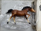Nice Vintage Breyer Horse  129 Running Stallion Bay White Picture Box Pinking 