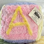 Chenille Plush Pillow Set By Ozark Mountain Crafts Abc Nursery Bed Pastel Decor
