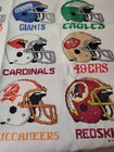 Vintage National Football League  nfl  Teams Cross Stich Canvas Completed-rare