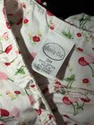 Vintage Chic Cherry Floral Dress Set With Bloomers 3m 100  Cotton Short Sleeve