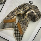 100  Italian Silk 27 X 27 Scarf Women Vintage Square