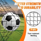 Bearwill Soccer Goal  Kids Goals For Backyard Set Of 2  4x3ft Black 