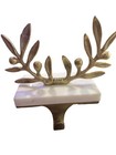 Threshold Studio Mcgee Marble And Metal Gold Leaves Christmas Stocking Holder