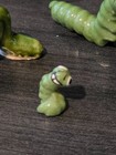 Vintage Hagen Renaker Monrovia Old Smile Inch Worm Family Miniature Figurine