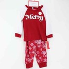 Family Pajamas  Matching Kids Merry Pajama Set  2t-3t