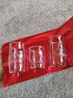 Margaritaville Island Life Clear Glass Drinkware Set Of 3    2 - 20oz   1 - 14oz