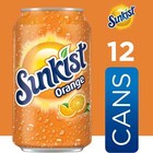 Sunkist Orange Soda Pop  12 Fl Oz  12 Pack Cans