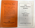 1930s Pierce Model Works Vintage Machinery Parts Catalog Tinley Park Illinois