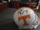 Peyton Manning Autographed Tennessee College Mini- Helmet Mounted Memories   
