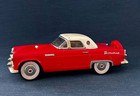 Vtg Fifties Thunderbird Tin Toy Friction Car Japan 10 1 2  Long See Details