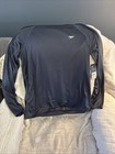 Men s Speedo Easy Long Sleeve Loose Fit Swim Tee Shirt Navy Blue Size Medium 
