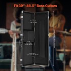 Uimoso Waterproof Hard Case 48 03 In With Lock And Keys For Bass Guitar