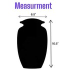 Beautiful Cardinal Blue Cremation Urn For Human Ashes  Adult Urns Funeral Urns