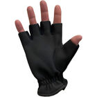 Glacier Glove Alaska River Series Durable Windproof Fingerless Gloves - Black