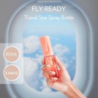 Flairosol Mystyle  Spray Bottle For Hair - Small Travel 3 Ounces  Orange 