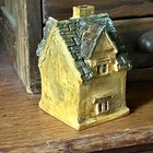 4 5  Ceramic Tudor House Candle Light Incense Burner Hand Made Sculpture