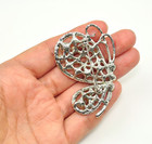 Silver Tone Butterfly Brooches  Insect Brooch Women Fashion Jewelry Pin Gift