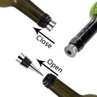 Stainless Steel Wine And Beverage Bottle Stoppers Ball Designed Corks Tapered