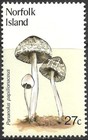Norfolk Island Scott 306-309 Mushrooms Vf Mint Never Hinged