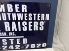 Texas   Southwest Cattle Raisers  Asso  Sign  Porcelain Small Font